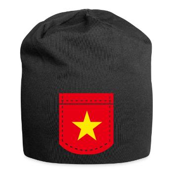 Vietnam - Jersey-Beanie - Schwarz - Vorne
