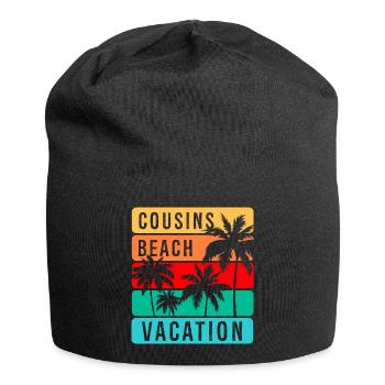 Plage de Cousins - Bonnet en jersey - noir - Devant