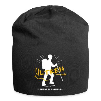 Ultreïa, camino de Santiago ! - Bonnet en jersey - noir - Devant