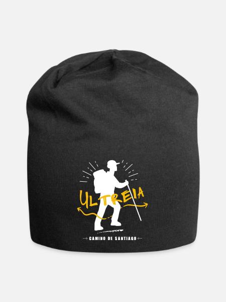 Ultreïa, camino de Santiago ! - Bonnet en jersey - noir