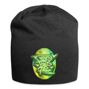 Young and Wild and Free - Handstyle - Jersey-Beanie - Schwarz - Vorne