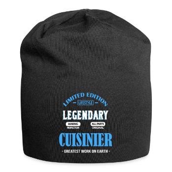 CUISINIER BEST-SELLER 🌟🌟 - Bonnet en jersey - noir - Devant