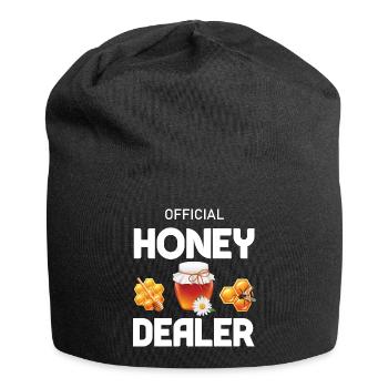 Official honey dealer gift for beekeeper humor - Bonnet en jersey - noir - Devant