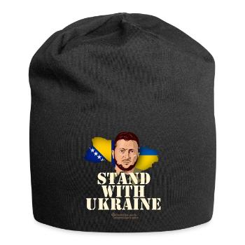Ukraine Bosnie-Herzégovine - Bonnet en jersey - noir - Devant
