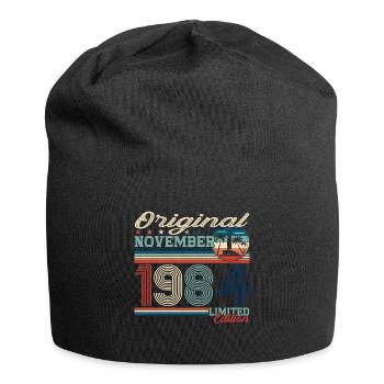 Original November 1984 38th Birthday Gift - Jersey Beanie - black - Front