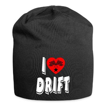 Auto - Jersey-Beanie - Schwarz - Vorne