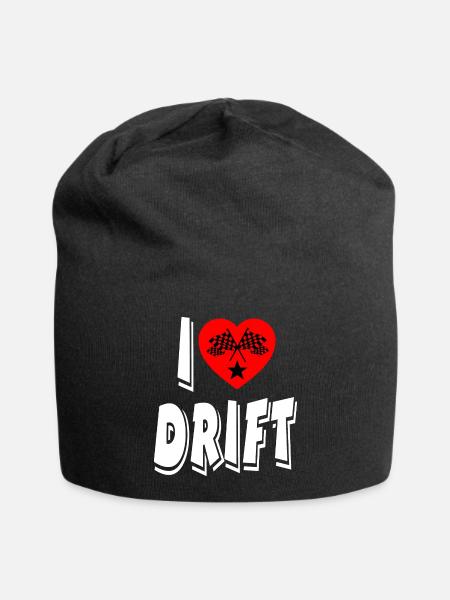 Auto - Jersey-Beanie - Schwarz
