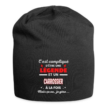 C'est compliqué phrase drôle CARROSSIER - Bonnet en jersey - noir - Devant