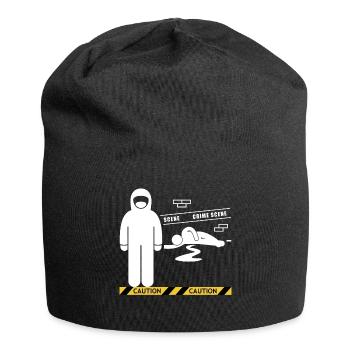 Tatort Forensics T-Shirt - Jersey-Beanie - Schwarz - Vorne