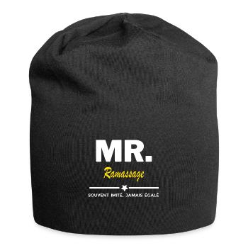 MR. souvent imité, jamais égalé Ramassage - Bonnet en jersey - noir - Devant