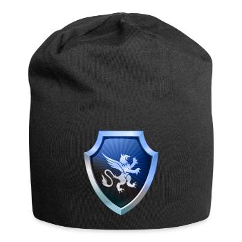 Logo du bouclier Emblème esports Sword Crest symbol lion - Bonnet en jersey - noir - Devant