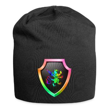 Logo du bouclier Emblème esports Sword Crest symbol lion - Bonnet en jersey - noir - Devant