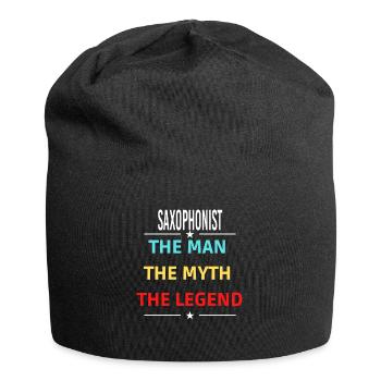 The Man The Myth The Legend SAXOPHONIST - Jersey Beanie - black - Front