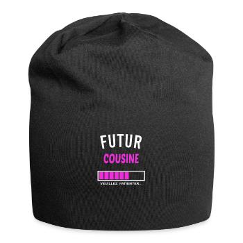 futur cousine - Bonnet en jersey - noir - Devant