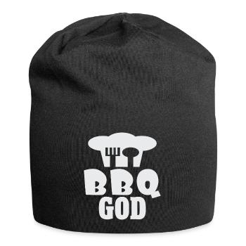 BBQ GOD - Jersey Beanie - black - Front