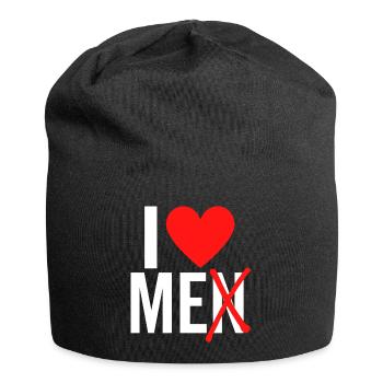 I Love Men I Love Me - Jersey Beanie - black - Front