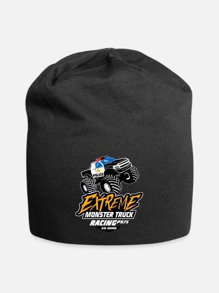 Monster Truck - Pickup - Big Foot - Jersey-Beanie - Schwarz
