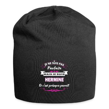 je ne suis pas Parfaite Hermine - Bonnet en jersey - noir - Devant