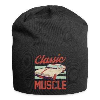 Classic Muscle - Amateur de voitures Muscle Car Lover - Bonnet en jersey - noir - Devant