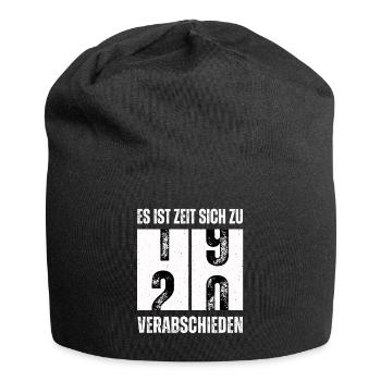 Bye-bye Teenager – Startklar für 20! - Jersey-Beanie - Schwarz - Vorne