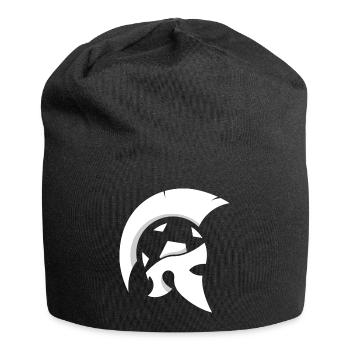 Sparta Helm Logo - Jersey-Beanie - Schwarz - Vorne