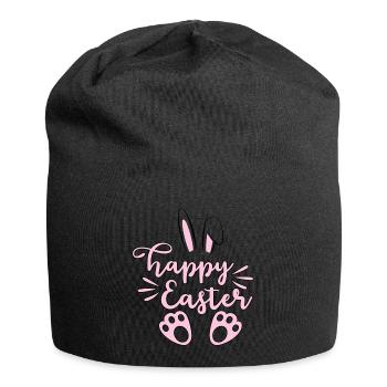 Joyeuses Pâques - Bonnet en jersey - noir - Devant