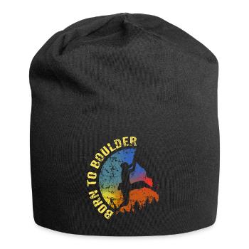 born to boulder - Jersey Beanie - black - Front