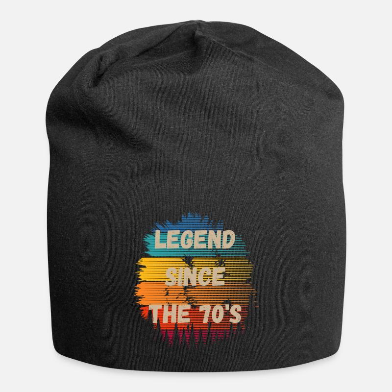 70's Legend - Jersey Beanie - black