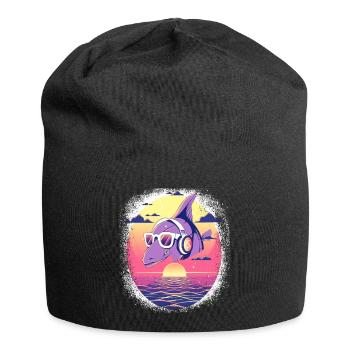bass fishing tshirts gift idea boating - Jersey-Beanie - Schwarz - Vorne
