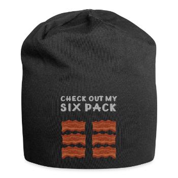 Check out my Sixpack Bacon Lover Crispy - Jersey Beanie - black - Front