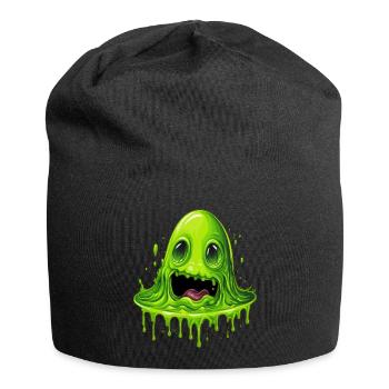 Monstre de boue vert - Bonnet en jersey - noir - Devant
