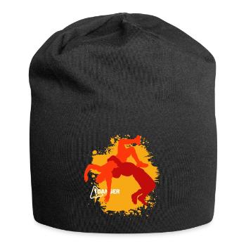 Wrestling Danger - Jersey Beanie - black - Front