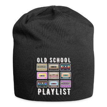 OLD SCHOOL PLAYLIST - Bonnet en jersey - noir - Devant