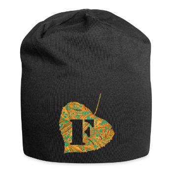 Sheet E 95 f - Jersey Beanie - black - Front