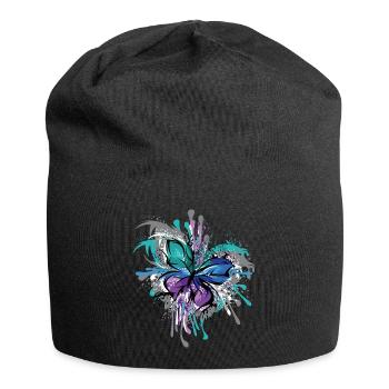 Symbole papillon Illustration Blast Colors - Bonnet en jersey - noir - Devant