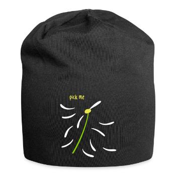 pick me - Jersey-Beanie - Schwarz - Vorne