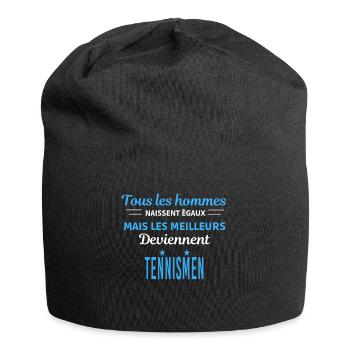 tous les hommes naissent égaux Tennismen - Bonnet en jersey - noir - Devant