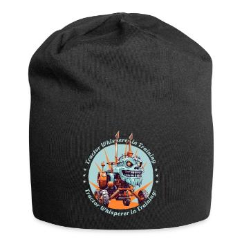 Traktorflüsterer in der Ausbildung - Jersey-Beanie - Schwarz - Vorne