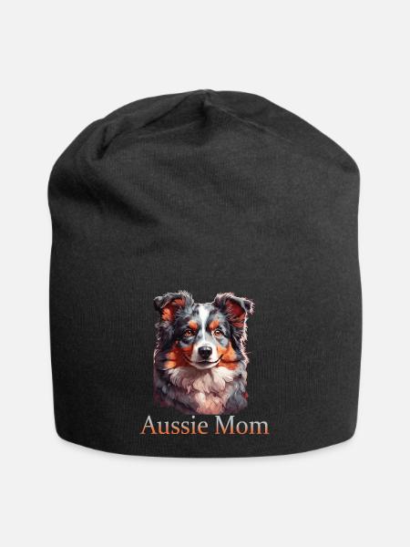 Aussie Mom - Jersey-Beanie - Schwarz