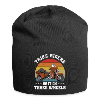 Trike Motorrad Motorradfahrer Triker Trikes Biker - Jersey-Beanie - Schwarz - Vorne