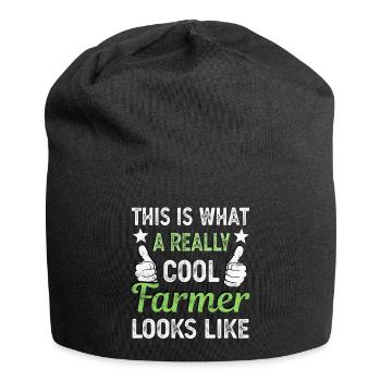 Farmer Farmer Farmer's Wife Farmer - Jersey Beanie - black - Front