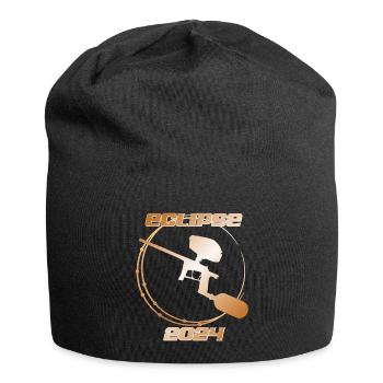Eclipse 2024, mit einem Paintball-Marker. - Jersey-Beanie - Schwarz - Vorne