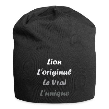 lion - Bonnet en jersey - noir - Devant