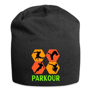 Parkour - Jersey-Beanie - Schwarz - Vorne