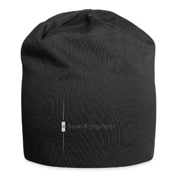 Tontechniker Fader Grau - Jersey-Beanie - Schwarz - Vorne