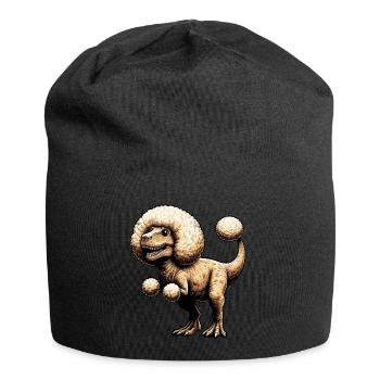 Poodle T-Rex Fusion Mythical Beast Design - Jersey Beanie - black - Front