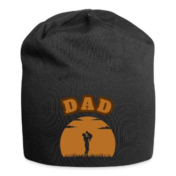 Papa Petit Fils Brown - Bonnet en jersey - noir - Devant