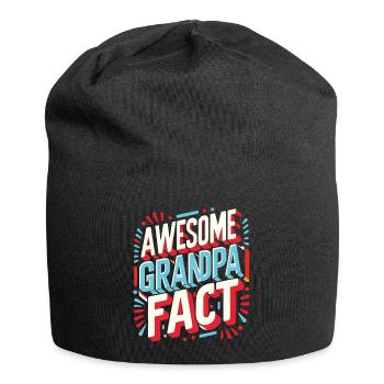 Opa bester Angler Bäcker Kumpel Buddy - Jersey-Beanie - Schwarz - Vorne