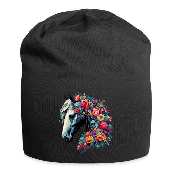 Cheval - Bonnet en jersey - noir - Devant
