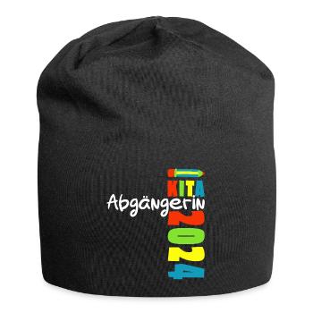 Kita Abgängerin 2024 Einschulung - Jersey-Beanie - Schwarz - Vorne